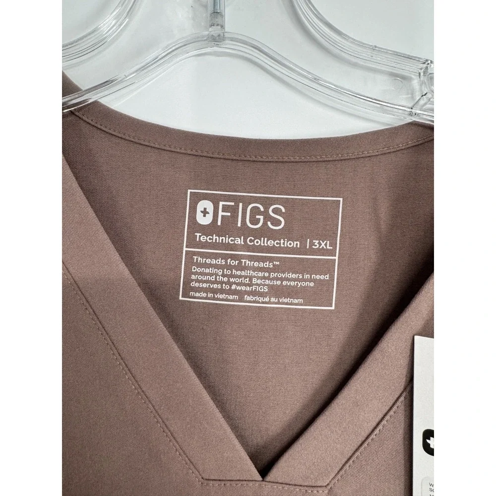 FIGS Scrub Set Womens 3XL Casma 3 Pocket Top Zamora 2.0 Joggers 3XLP 3XL Petite